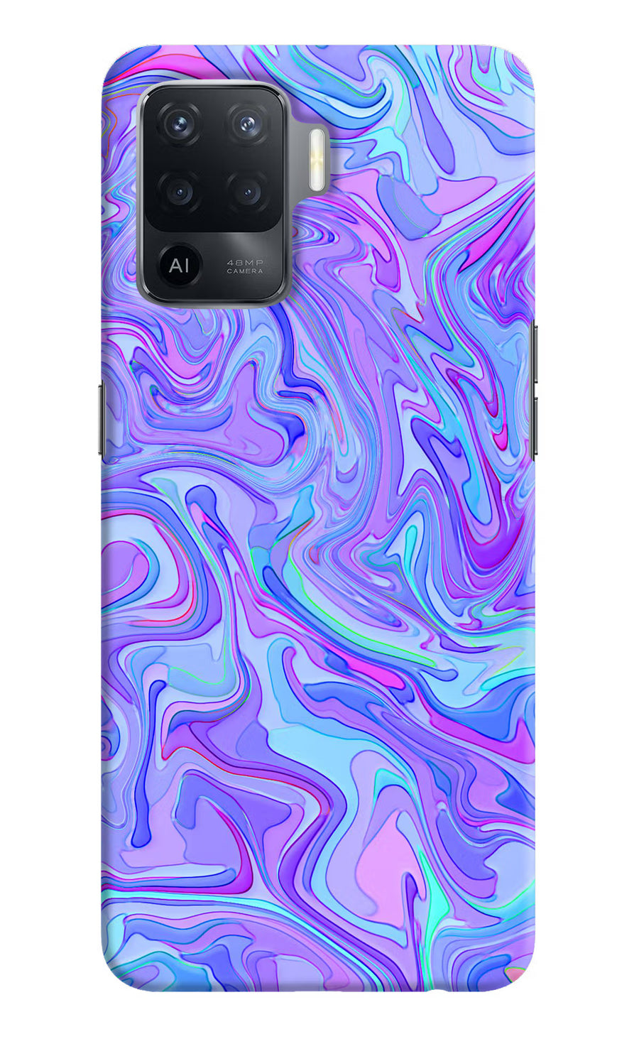 Glitter Oppo F19 Pro Back Cover, Hard case