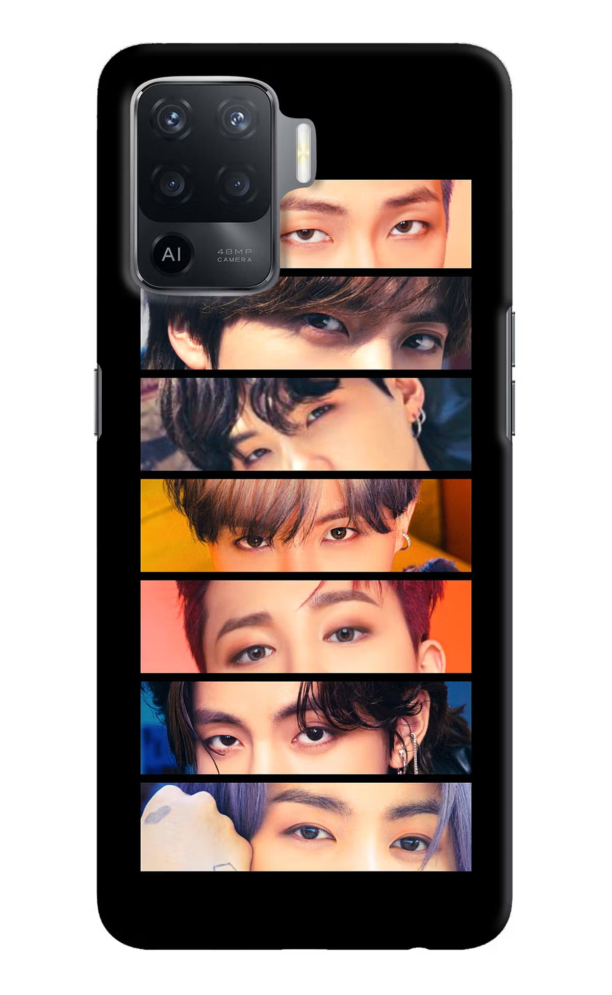 BTS Eyes Oppo F19 Pro Hard Case Back Cover by Casekaro