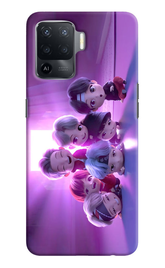 BTS Chibi Oppo F19 Pro Hard Case Back Cover by Casekaro