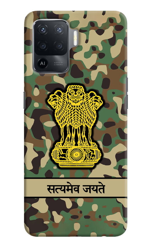 Satyamev Jayate Army Oppo F19 Pro Hard Case Back Cover by Casekaro