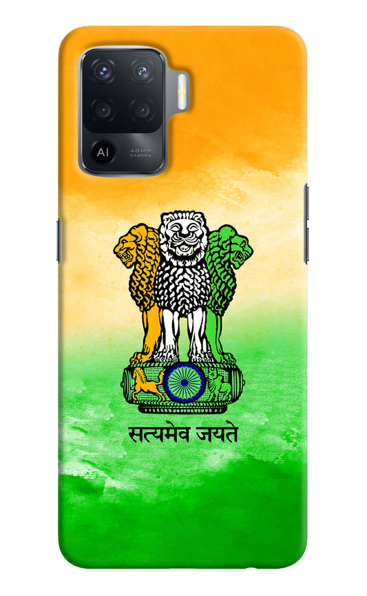 Satyamev Jayate Flag Oppo F19 Pro Hard Case Back Cover by Casekaro