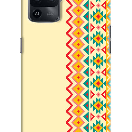 Ethnic Seamless Oppo F19 Pro Hard Case Back Cover by Casekaro