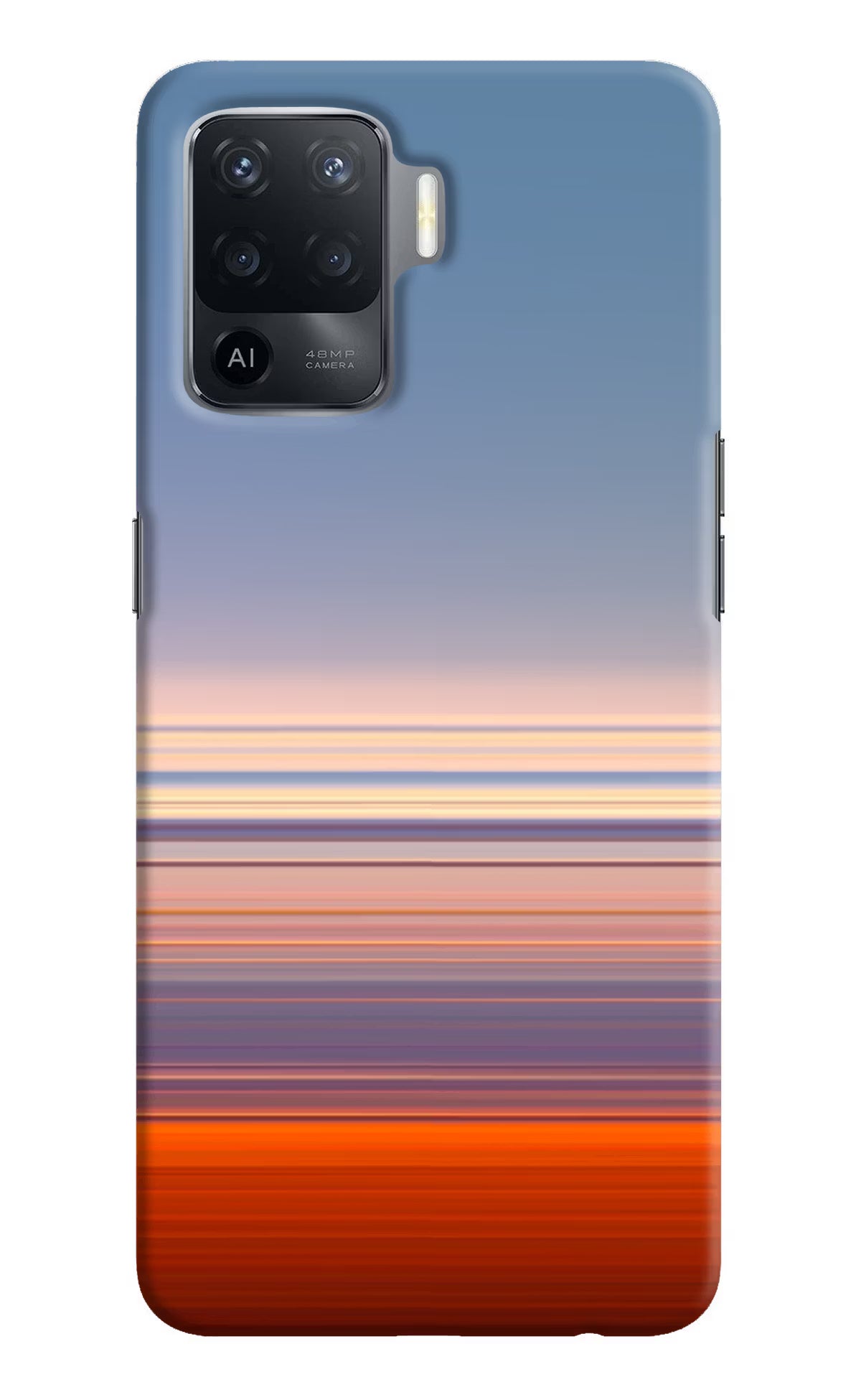 Morning Colors Oppo F19 Pro Hard Case Back Cover by Casekaro