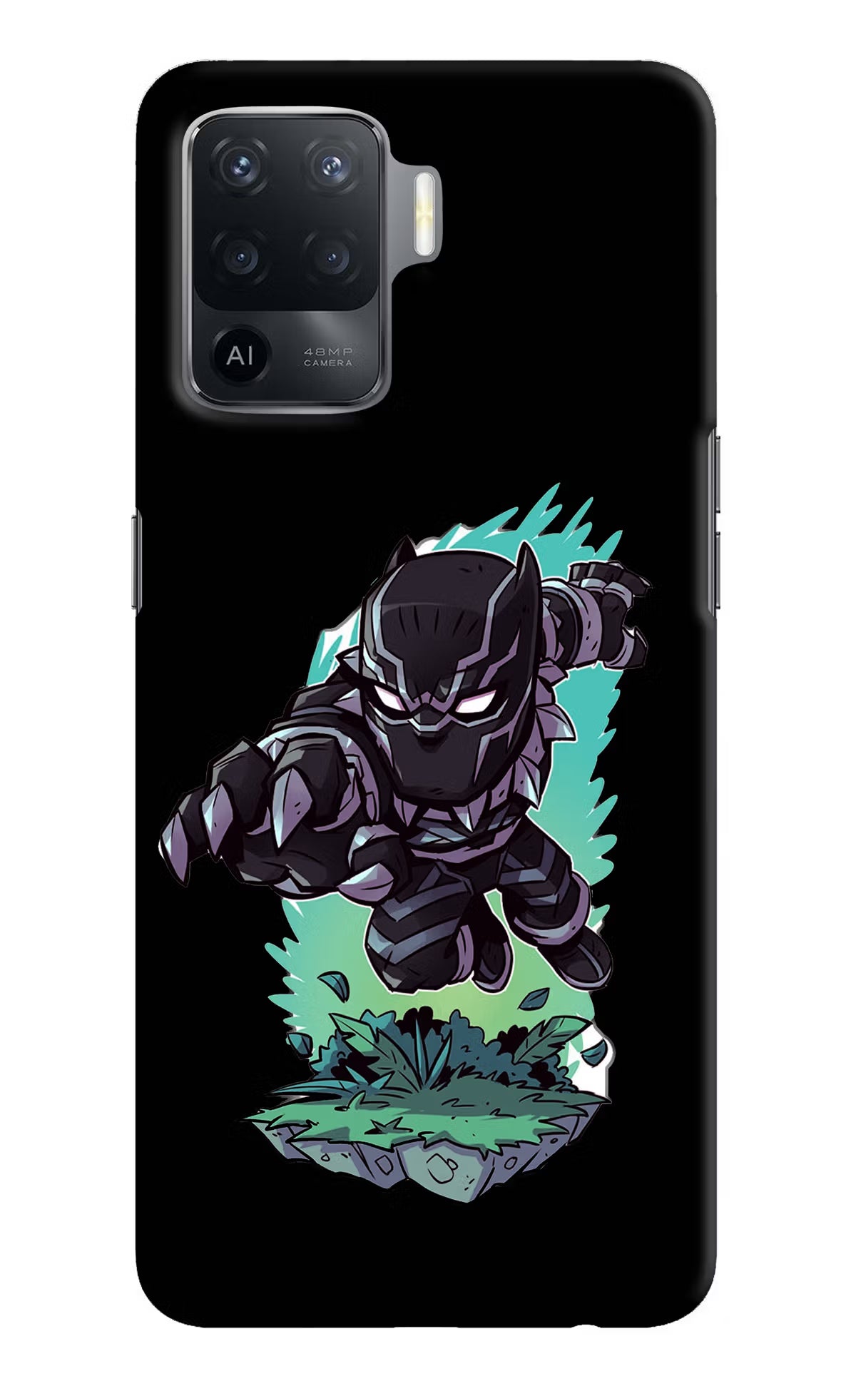 Black Panther Oppo F19 Pro Hard Case Back Cover by Casekaro
