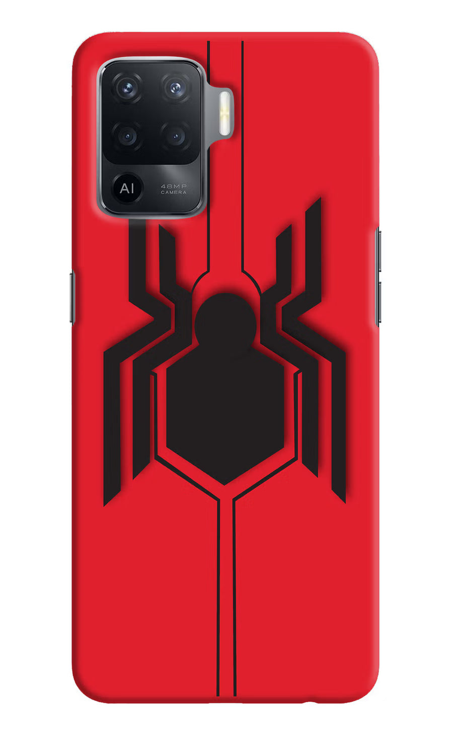 Spider Oppo F19 Pro Back Cover, Hard case
