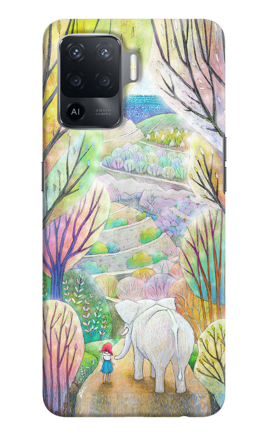 Nature Painting Oppo F19 Pro Hard Case Back Cover by Casekaro