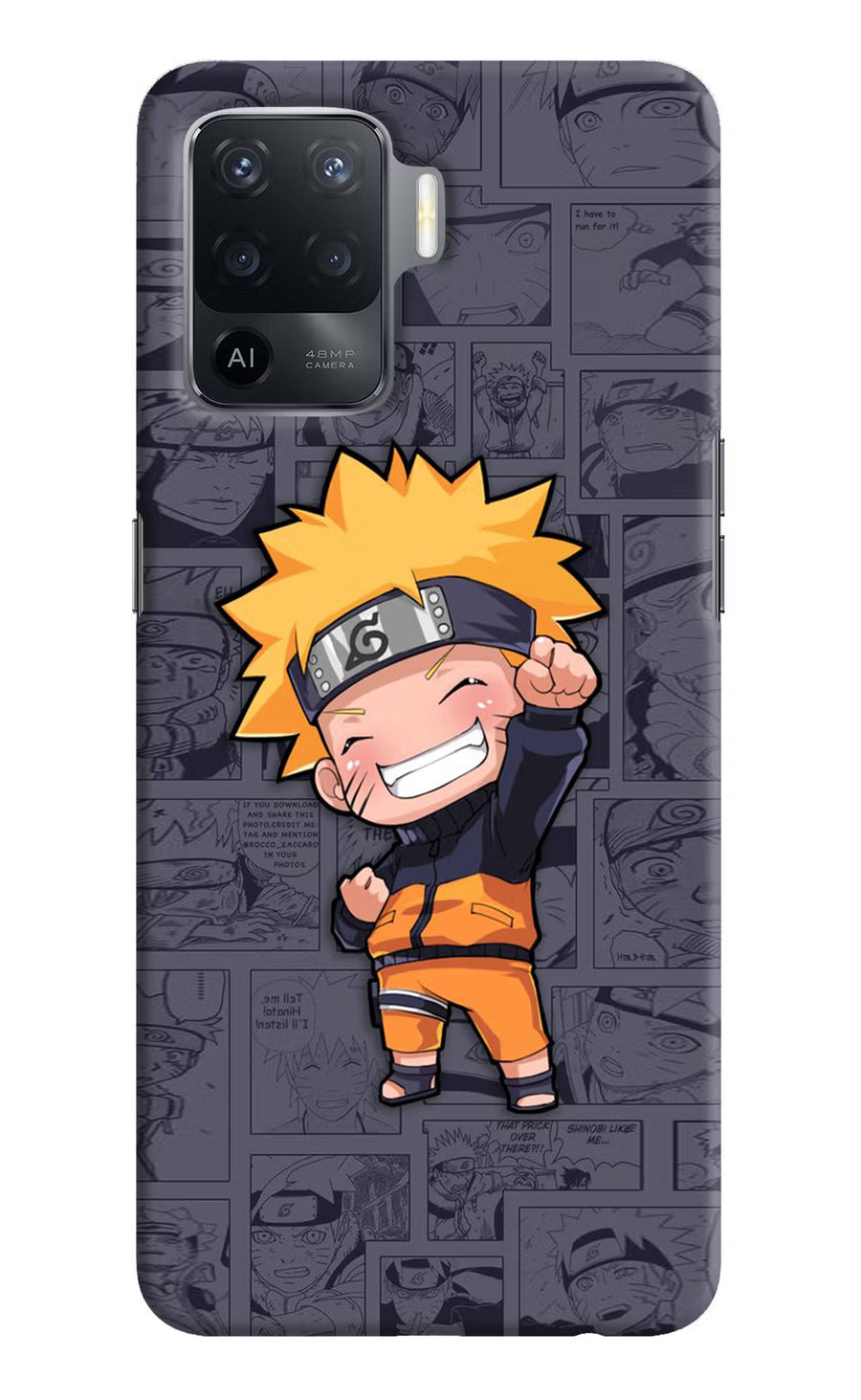 Chota Naruto Oppo F19 Pro Back Cover, Hard case