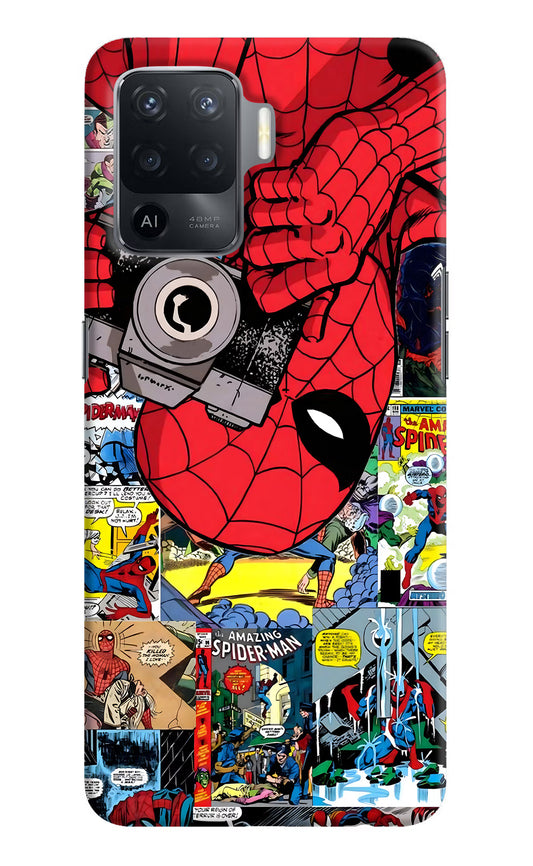 Spider Man Oppo F19 Pro Hard Case Back Cover by Casekaro