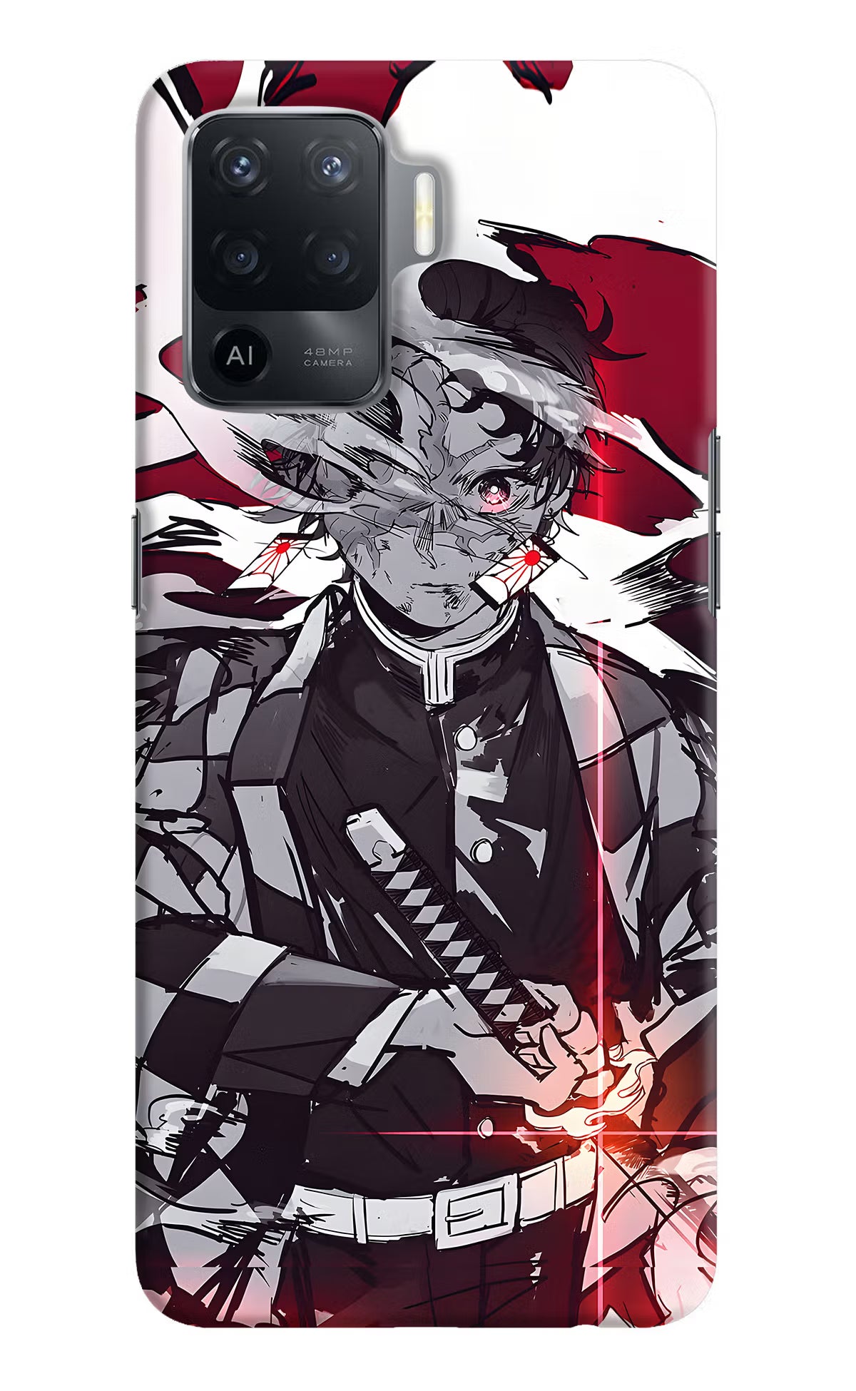 Demon Slayer Oppo F19 Pro Hard Case Back Cover by Casekaro