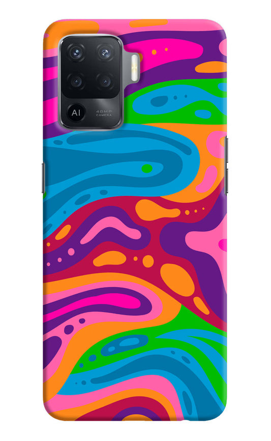 Trippy Pattern Oppo F19 Pro Hard Case Back Cover by Casekaro