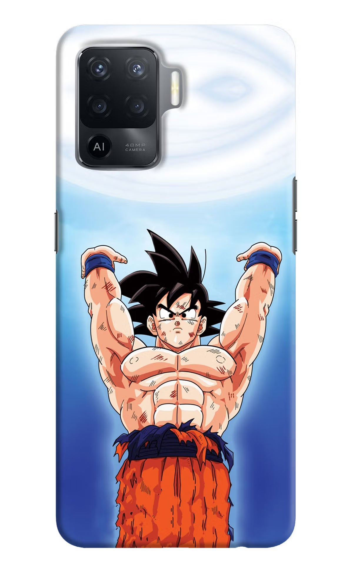 Goku Power Oppo F19 Pro Hard Case Back Cover by Casekaro
