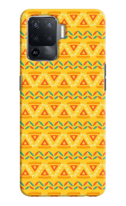 Tribal Pattern Oppo F19 Pro Hard Case Back Cover by Casekaro