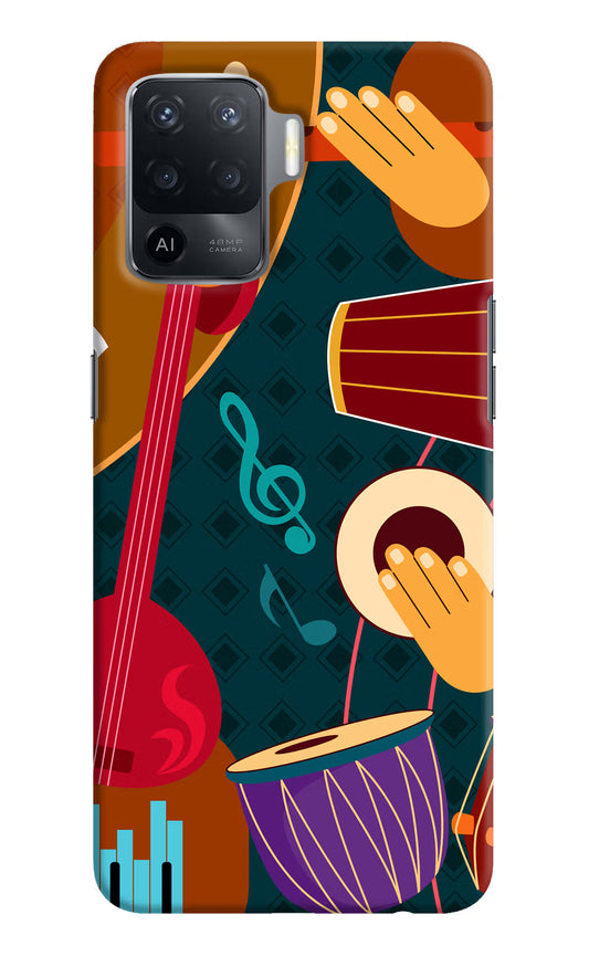 Music Instrument Oppo F19 Pro Hard Case Back Cover by Casekaro