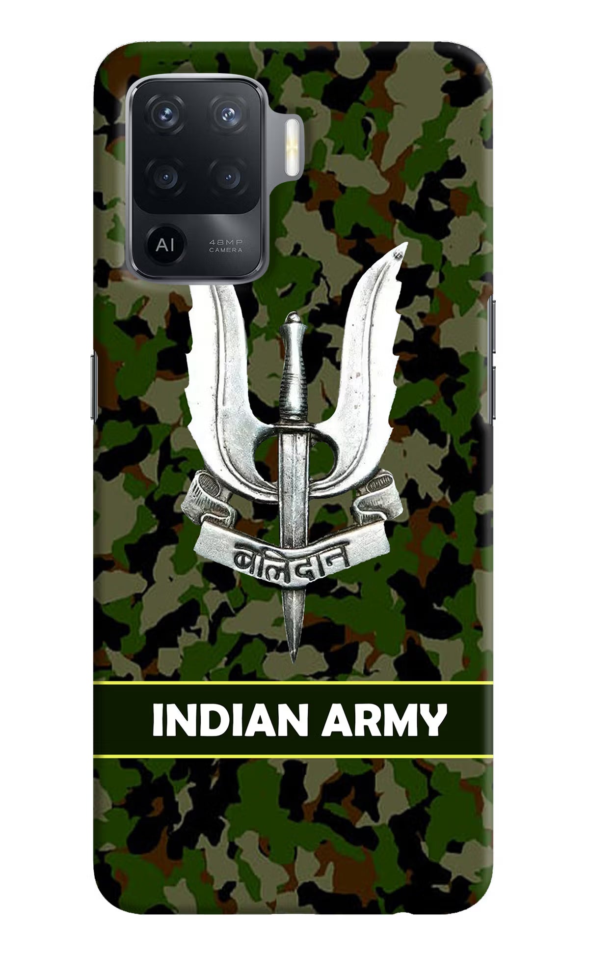 Balidan Indian Logo Oppo F19 Pro Hard Case Back Cover by Casekaro