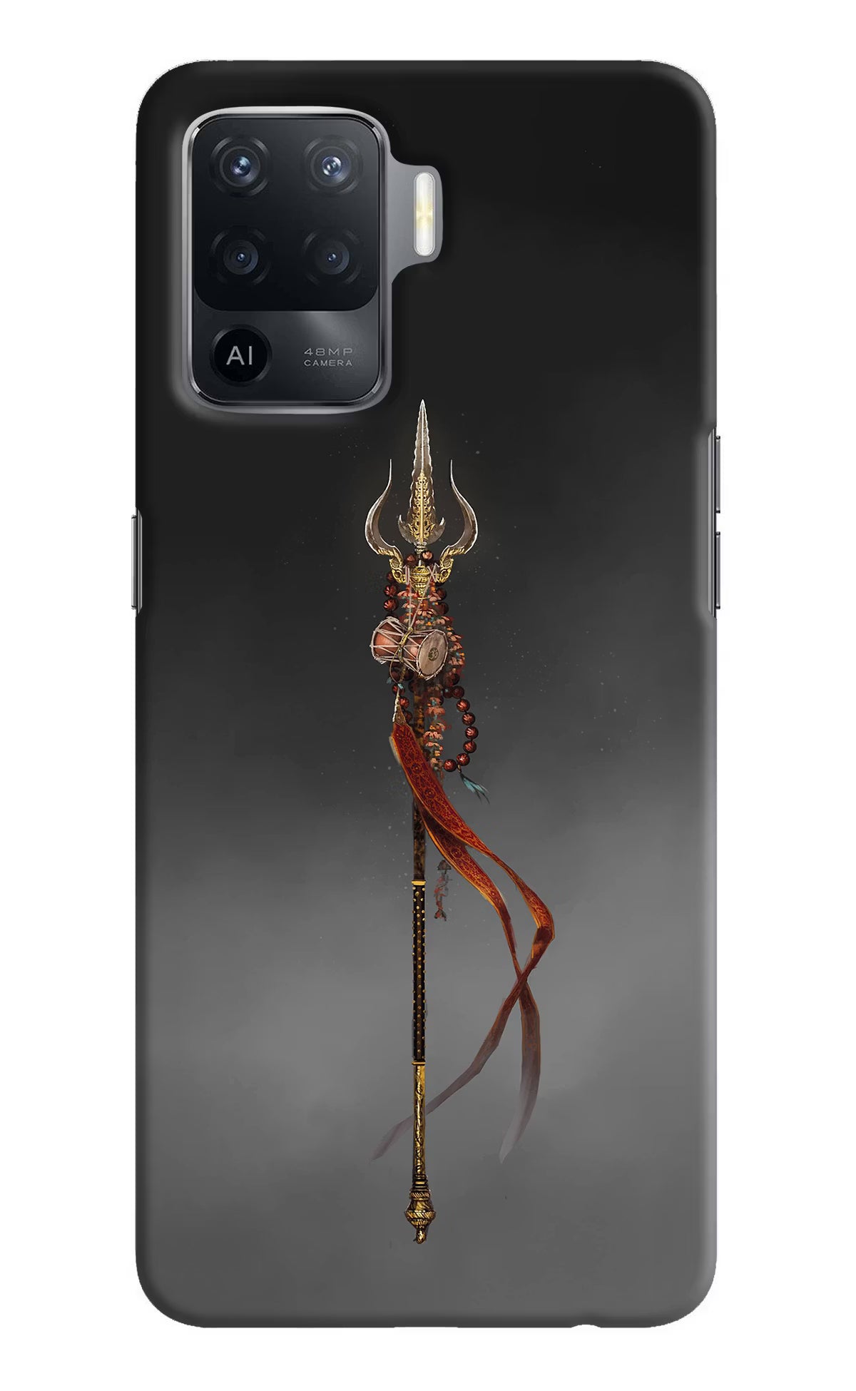 Shiv Trishul Oppo F19 Pro Hard Case Back Cover by Casekaro