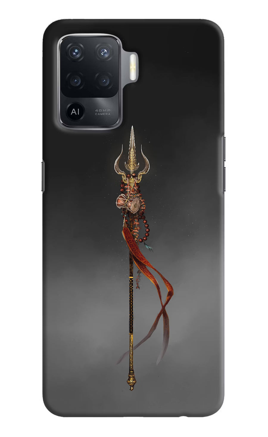 Shiv Trishul Oppo F19 Pro Back Cover, Hard case