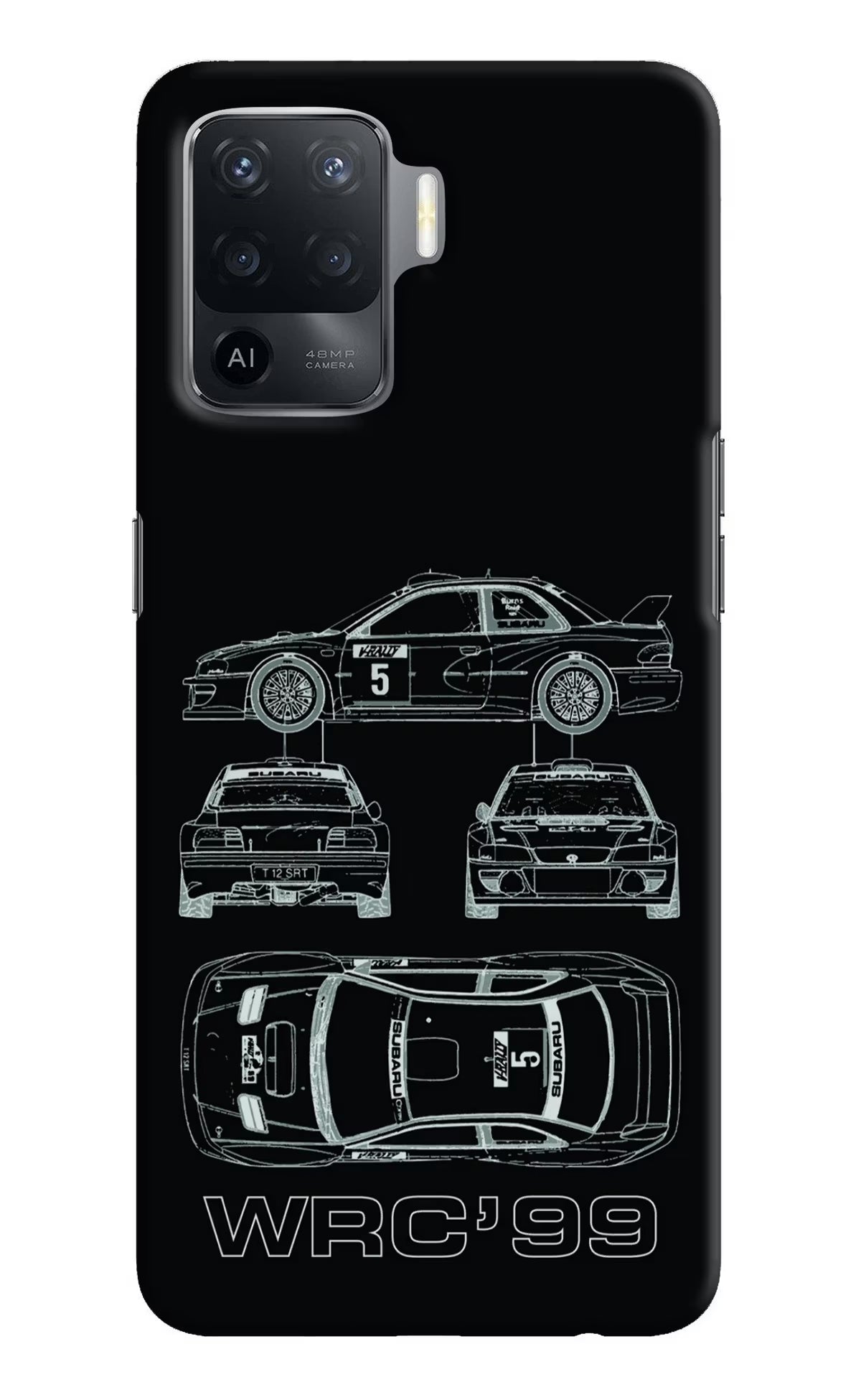 WRC'99 Oppo F19 Pro Hard Case Back Cover by Casekaro