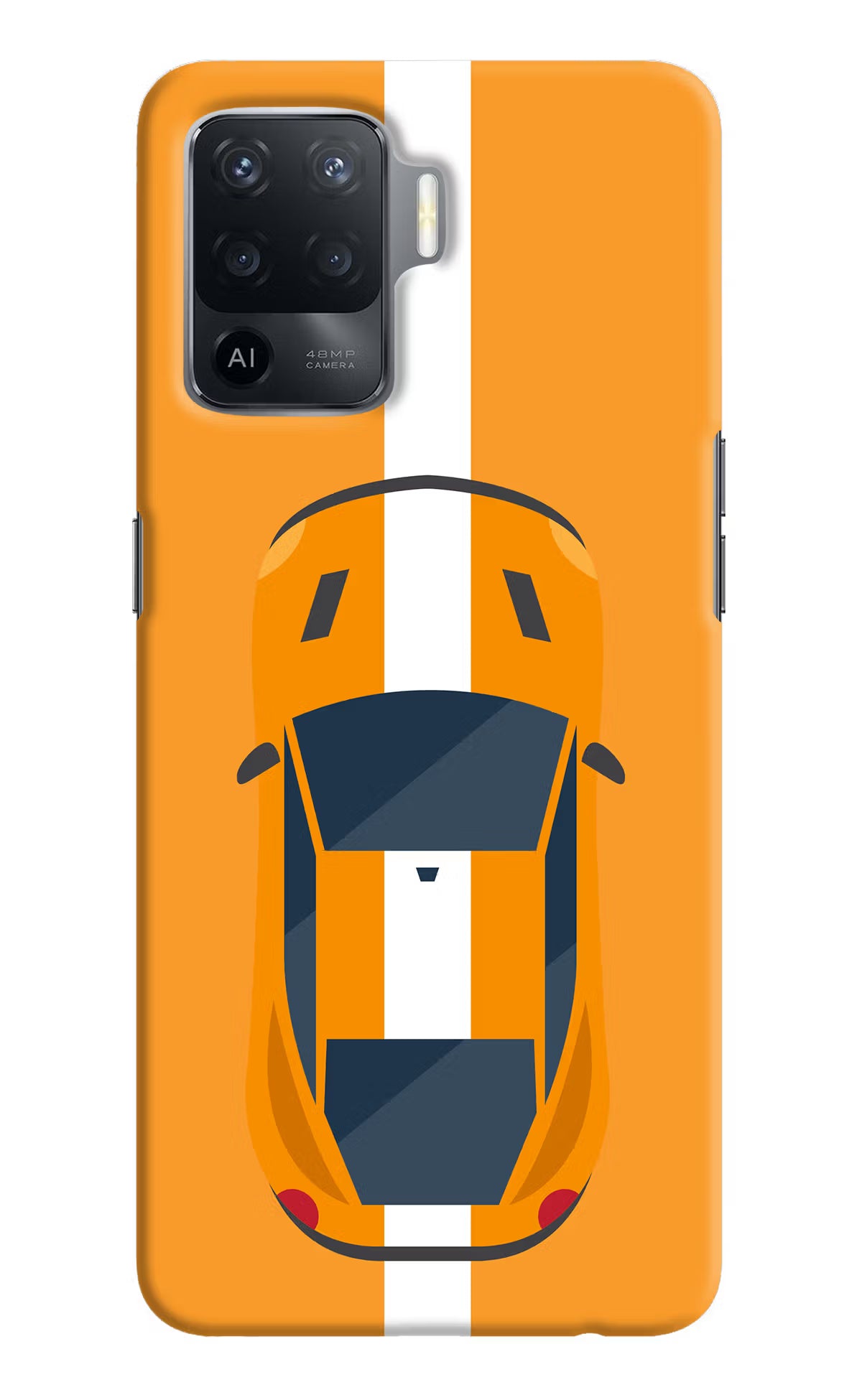 Highway Pursuit Oppo F19 Pro Hard Case Back Cover by Casekaro