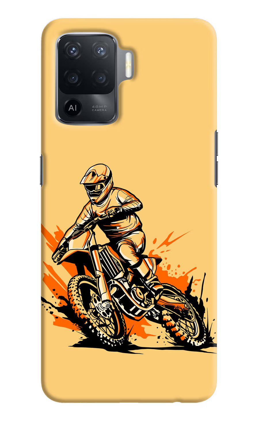 Off-Road Fury Oppo F19 Pro Back Cover, Hard case