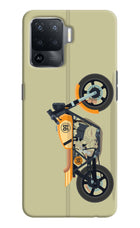 Vertical Speedster Oppo F19 Pro Hard Case Back Cover by Casekaro