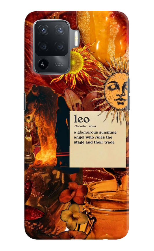 Leo Zodiac Oppo F19 Pro Hard Case Back Cover by Casekaro