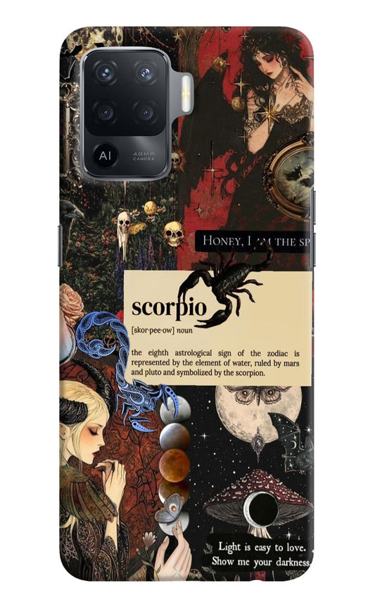 Scorpio Zodiac Oppo F19 Pro Hard Case Back Cover by Casekaro