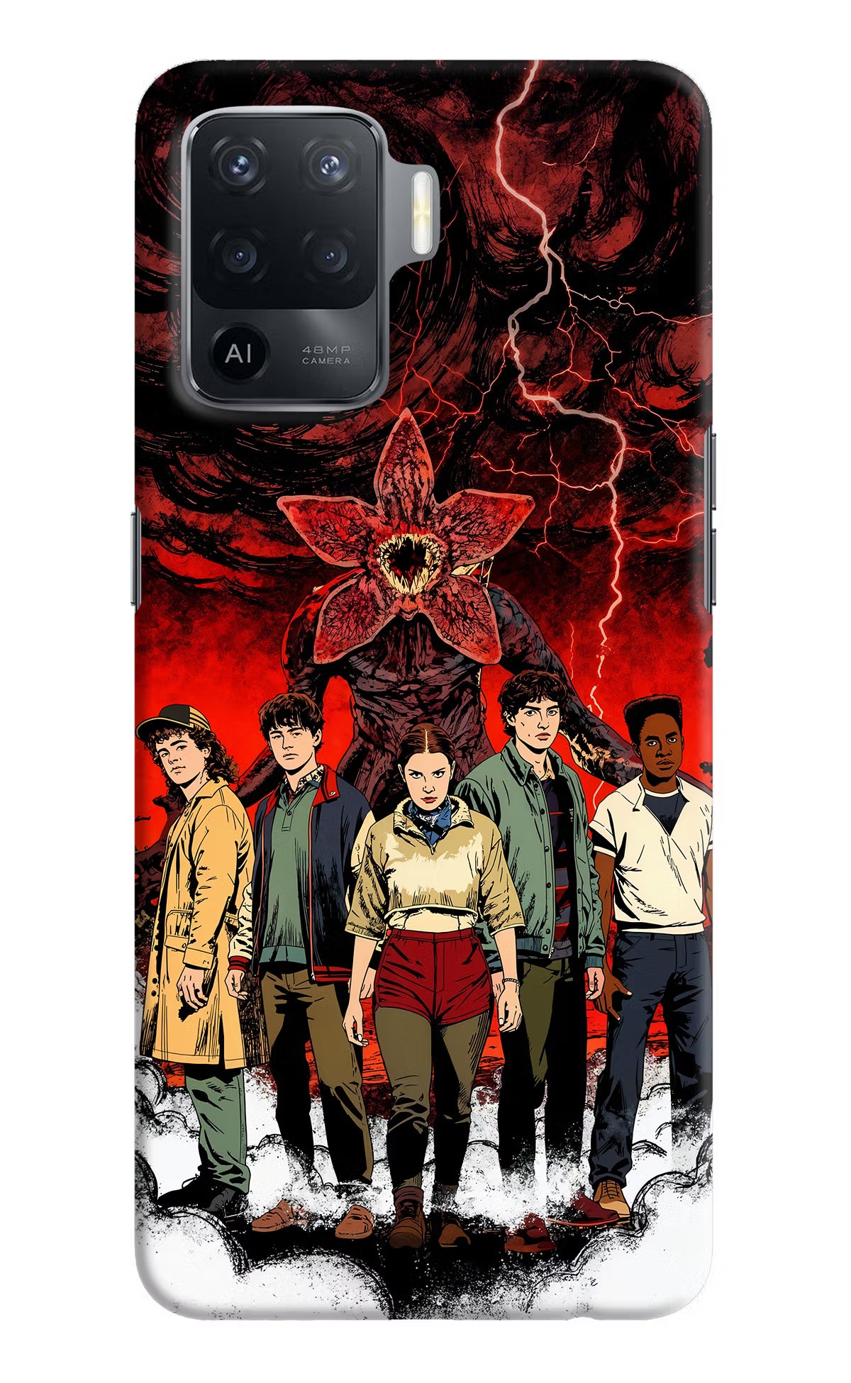 Ordinary Things Characters Oppo F19 Pro Hard Case Back Cover by Casekaro