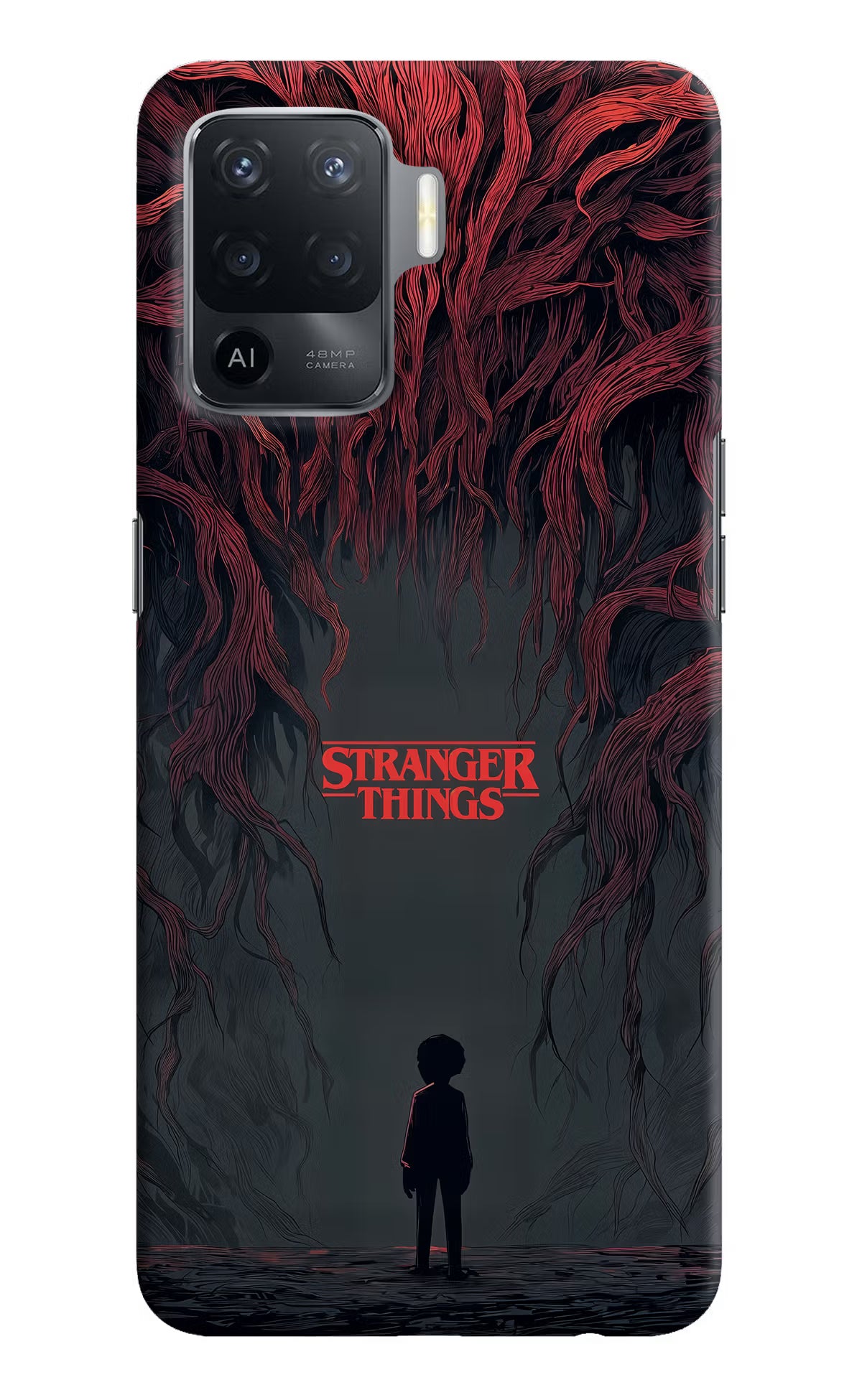 Ordinary Things Dark Side Oppo F19 Pro Hard Case Back Cover by Casekaro