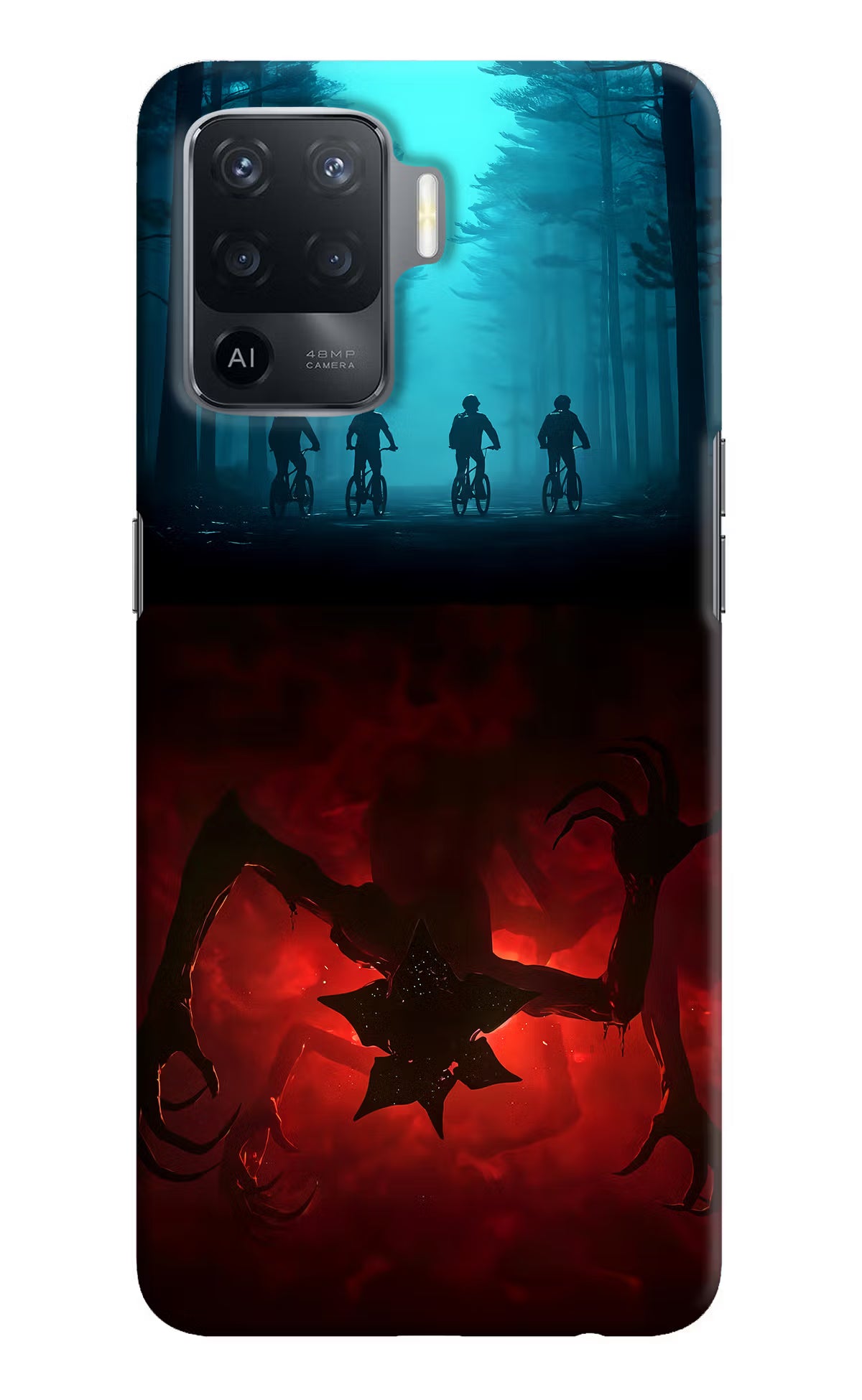 Ordinary Things Downside Up Oppo F19 Pro Hard Case Back Cover by Casekaro