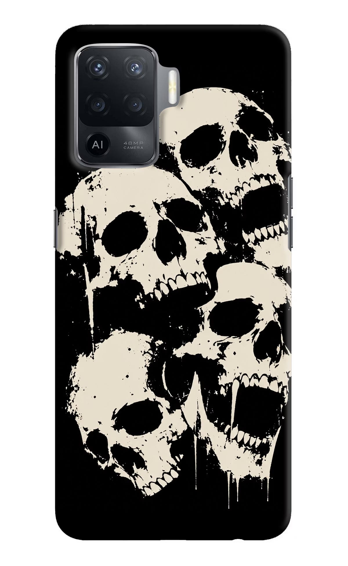 Dead Stack Oppo F19 Pro Hard Case Back Cover by Casekaro