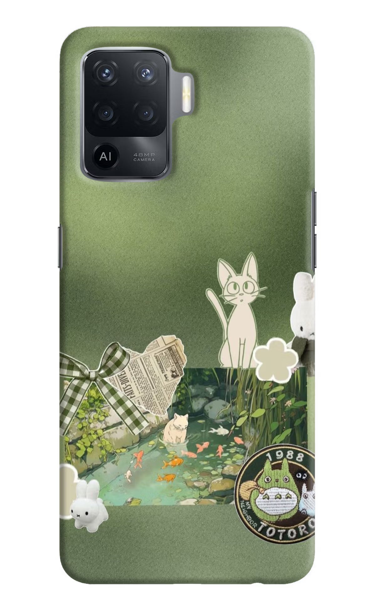 Aesthetic anime Oppo F19 Pro Back Cover