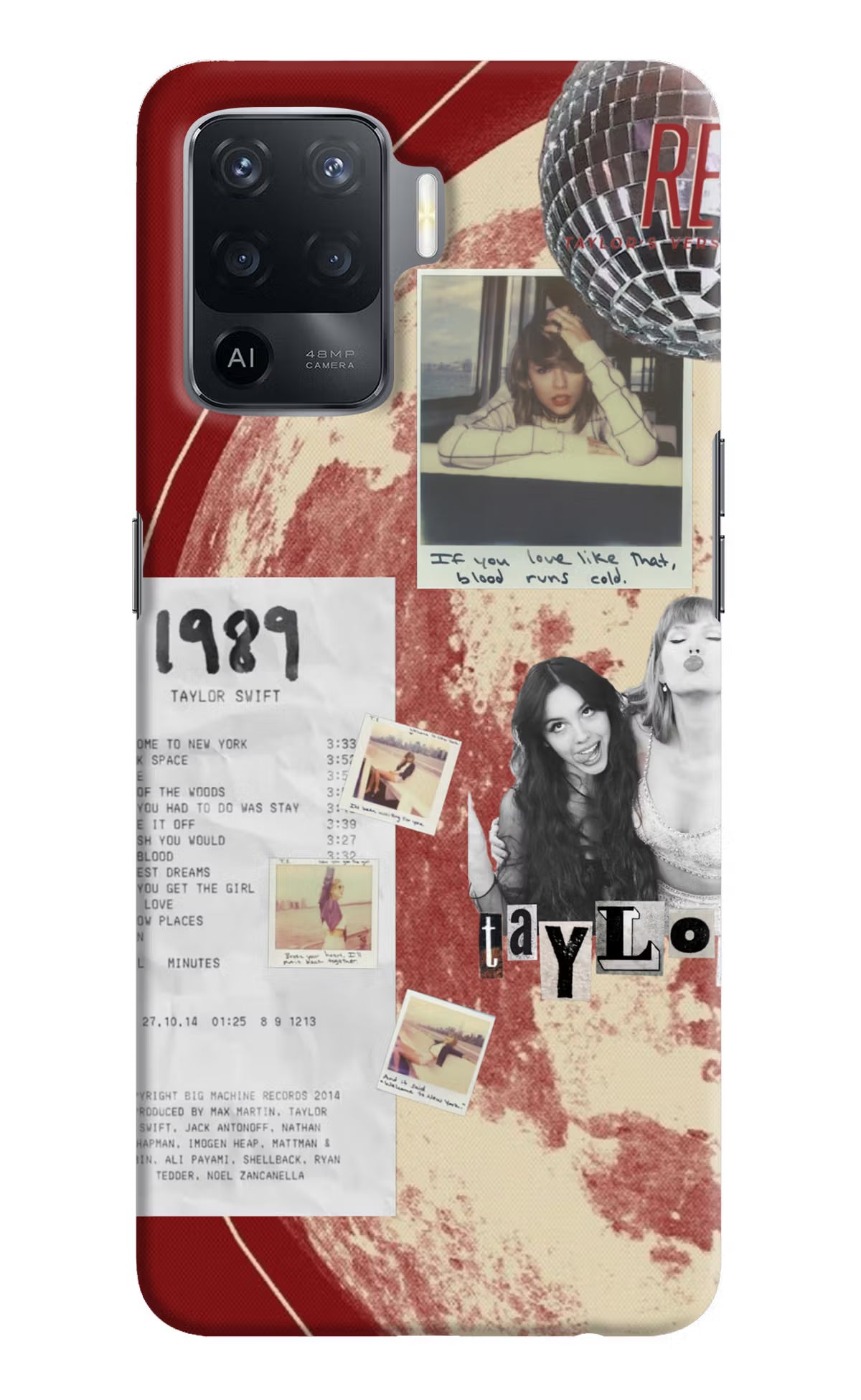 Taylor Swift Oppo F19 Pro Back Cover