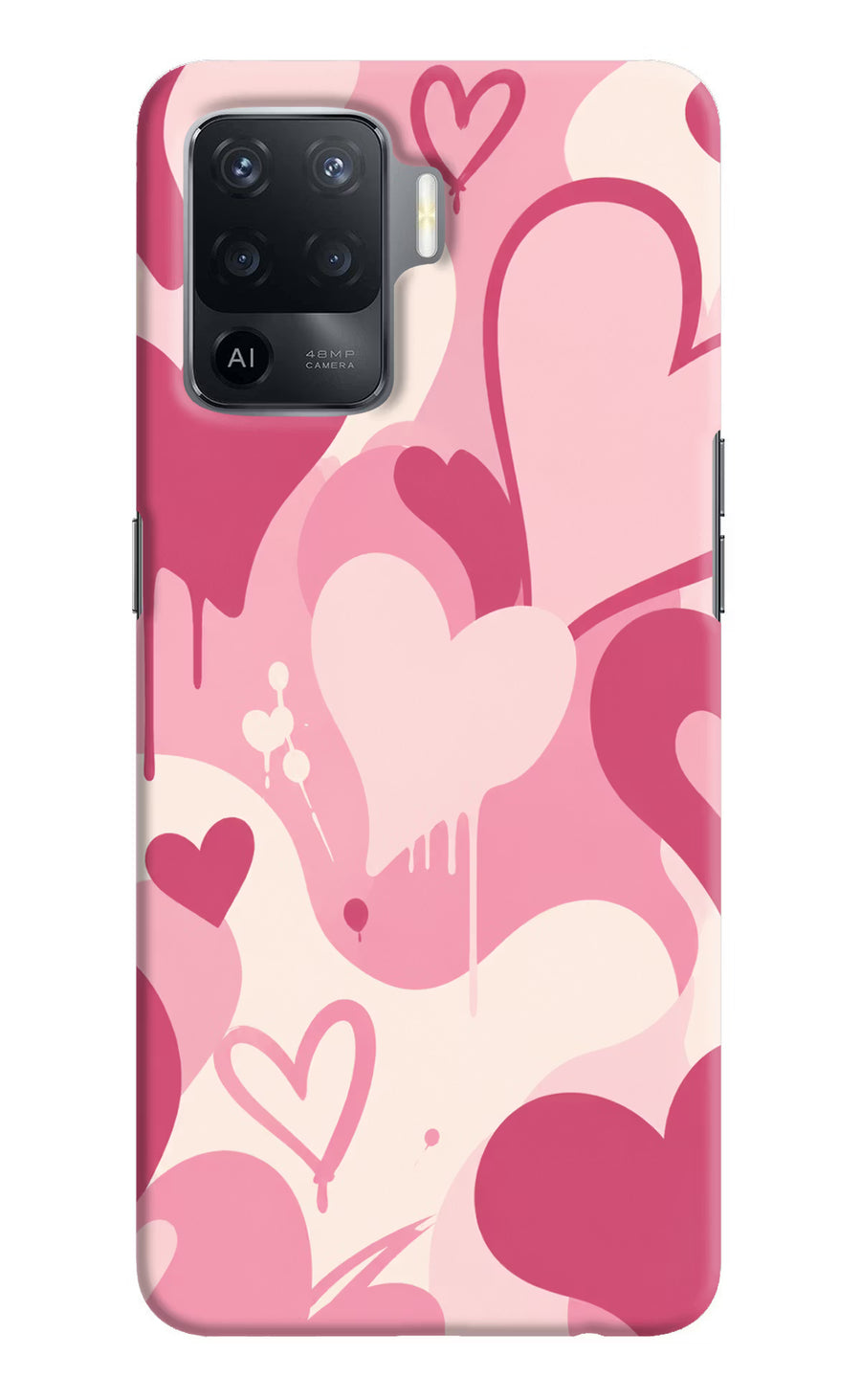 Hearty case Oppo F19 Pro Back Cover, Hard case