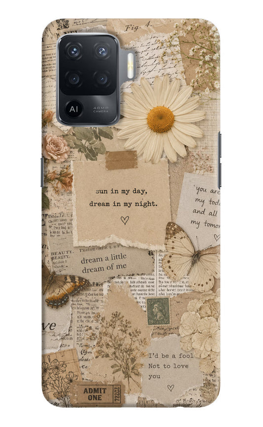 Vintage case Oppo F19 Pro Back Cover