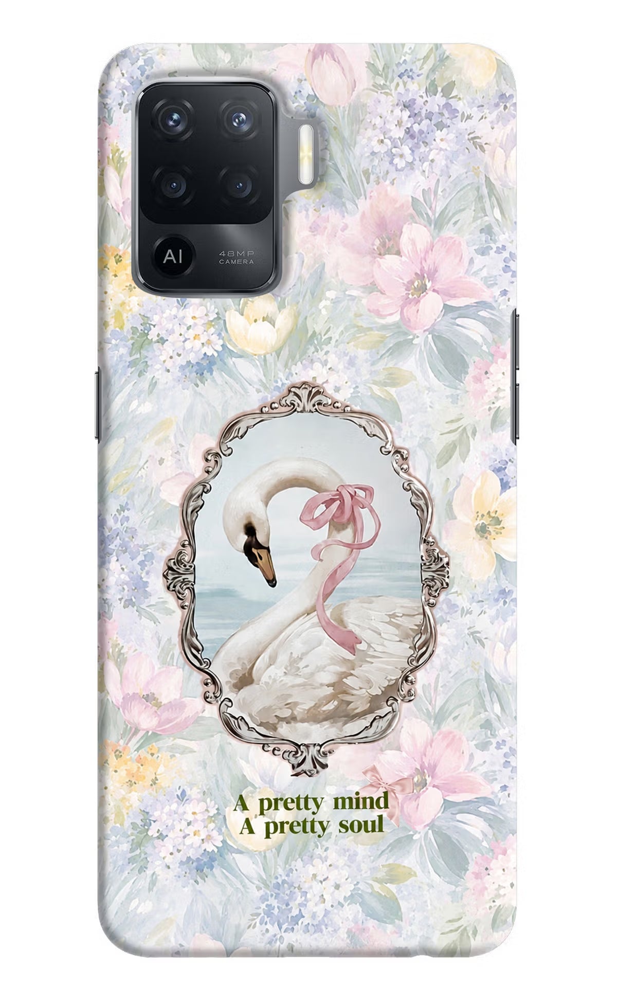 Pretty Mind Pretty Soul Oppo F19 Pro Back Cover