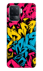 Graffiti Vibe Oppo F19 Pro Hard Case Back Cover by Casekaro