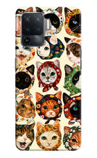 Cool Cat Oppo F19 Pro Hard Case Back Cover by Casekaro