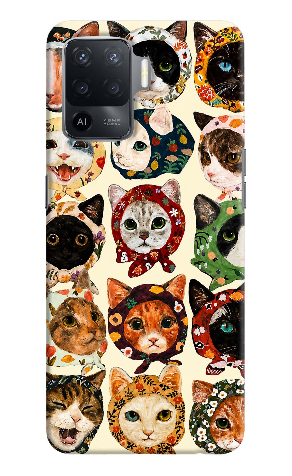 Cool Cat Oppo F19 Pro Back Cover