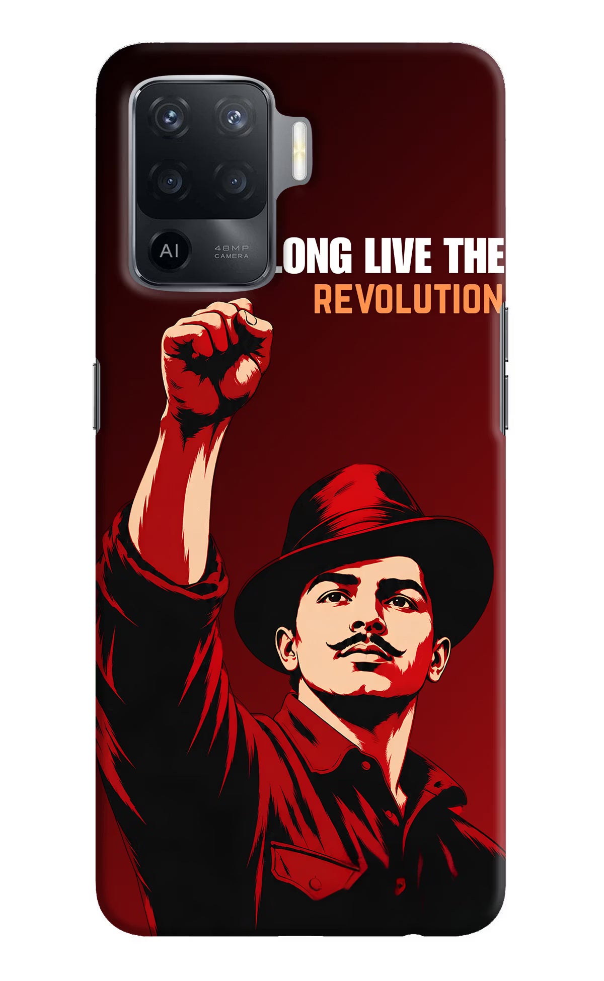 Bhagat Singh Revolution Oppo F19 Pro Back Cover