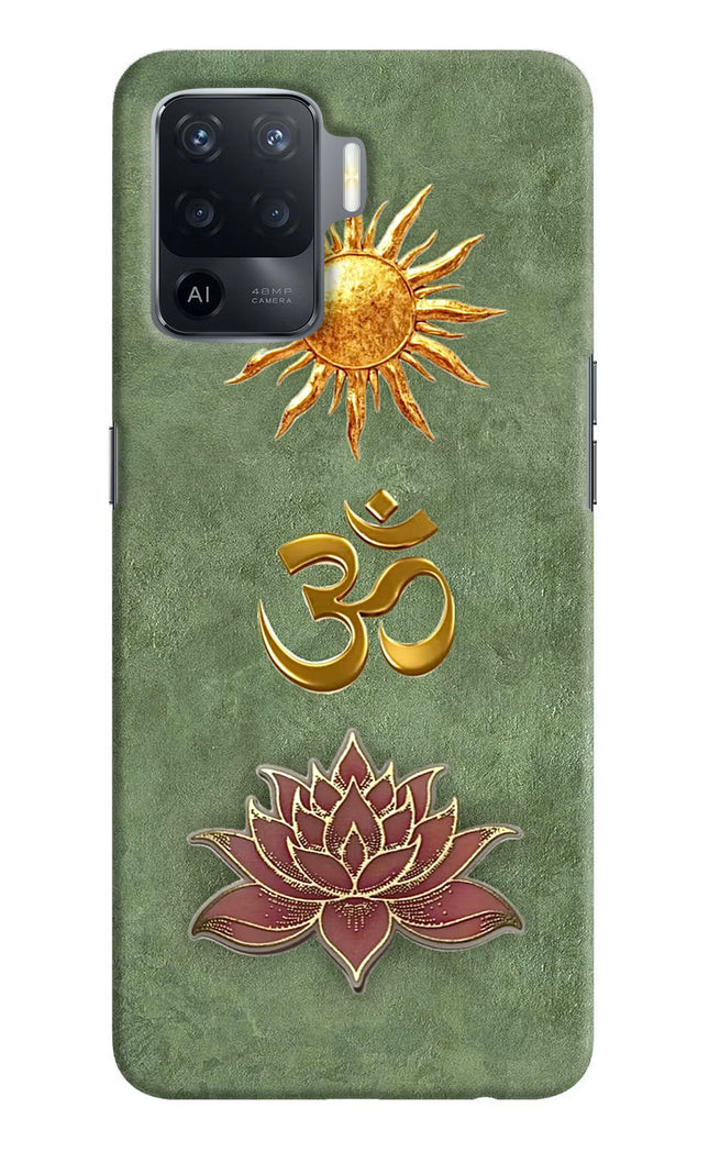 Om & Lotus Oppo F19 Pro Back Cover
