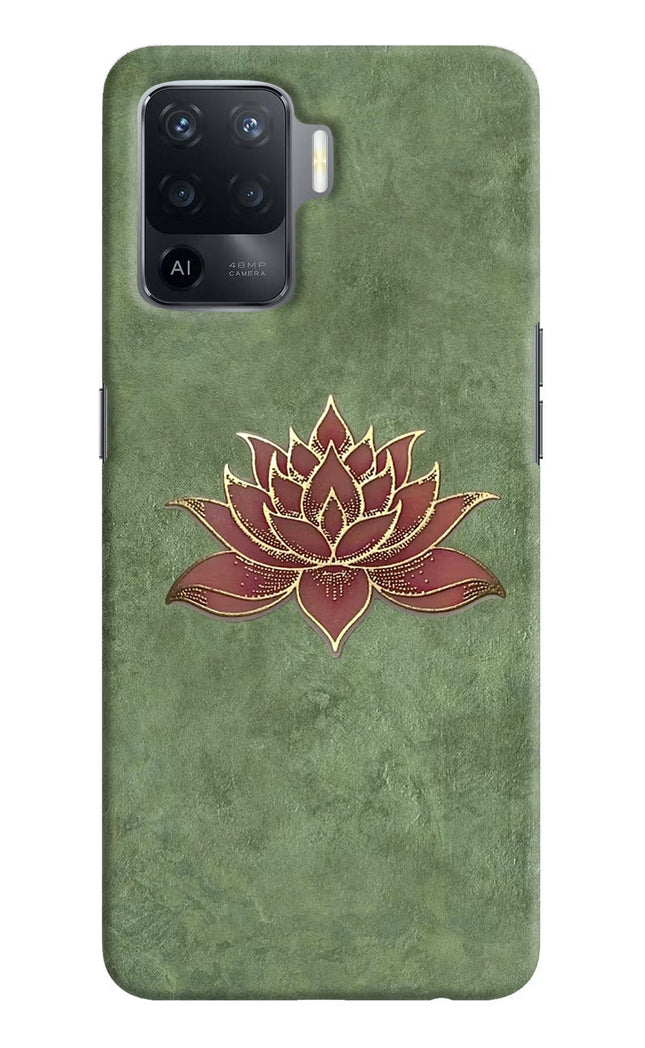 Lotus Grace Oppo F19 Pro Hard Case Back Cover by Casekaro