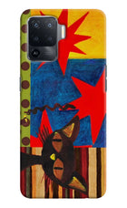 Pop Cat Oppo F19 Pro Back Cover