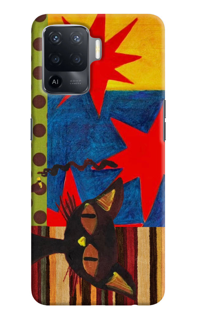 Pop Cat Oppo F19 Pro Hard Case Back Cover by Casekaro