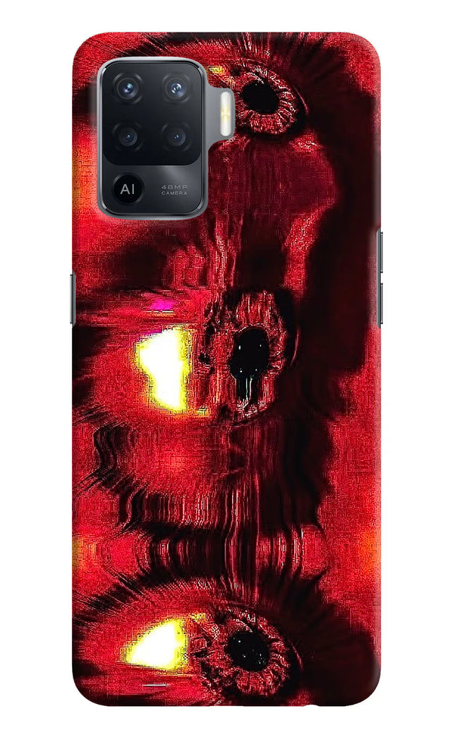 Fire Eye Oppo F19 Pro Hard Case Back Cover by Casekaro