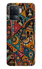 Folk Print Oppo F19 Pro Back Cover