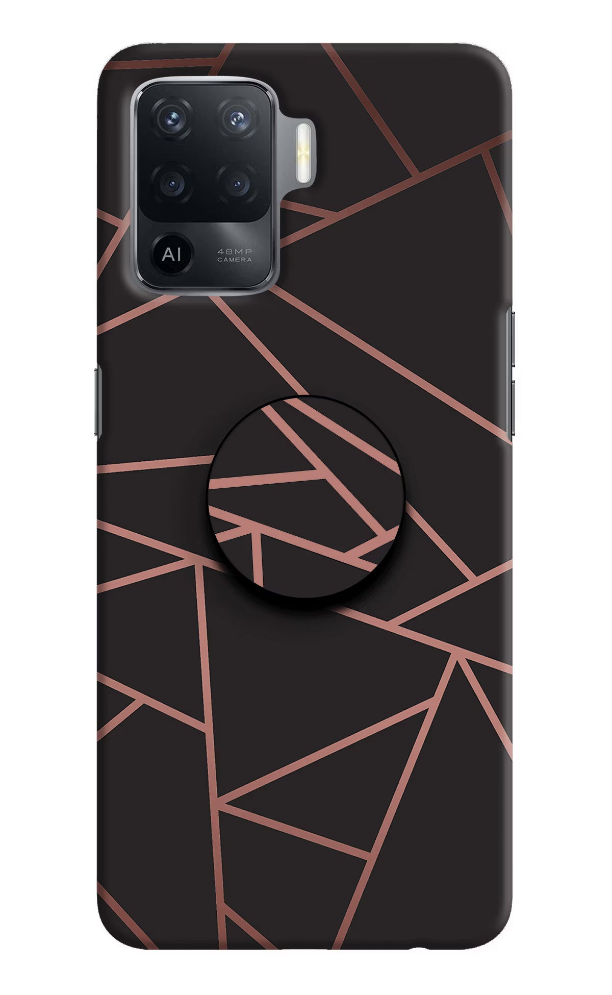Geometric Pattern Oppo F19 Pro Pop Case by Casekaro