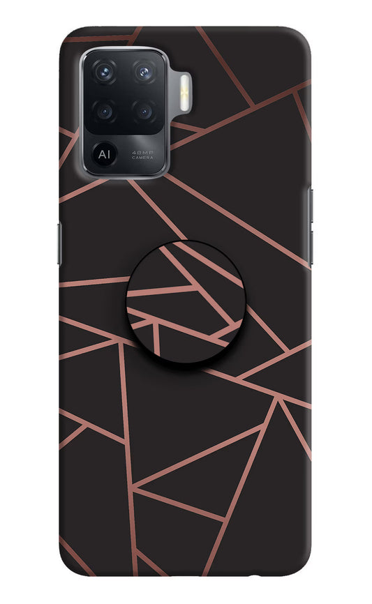 Geometric Pattern Oppo F19 Pro Pop Case by Casekaro