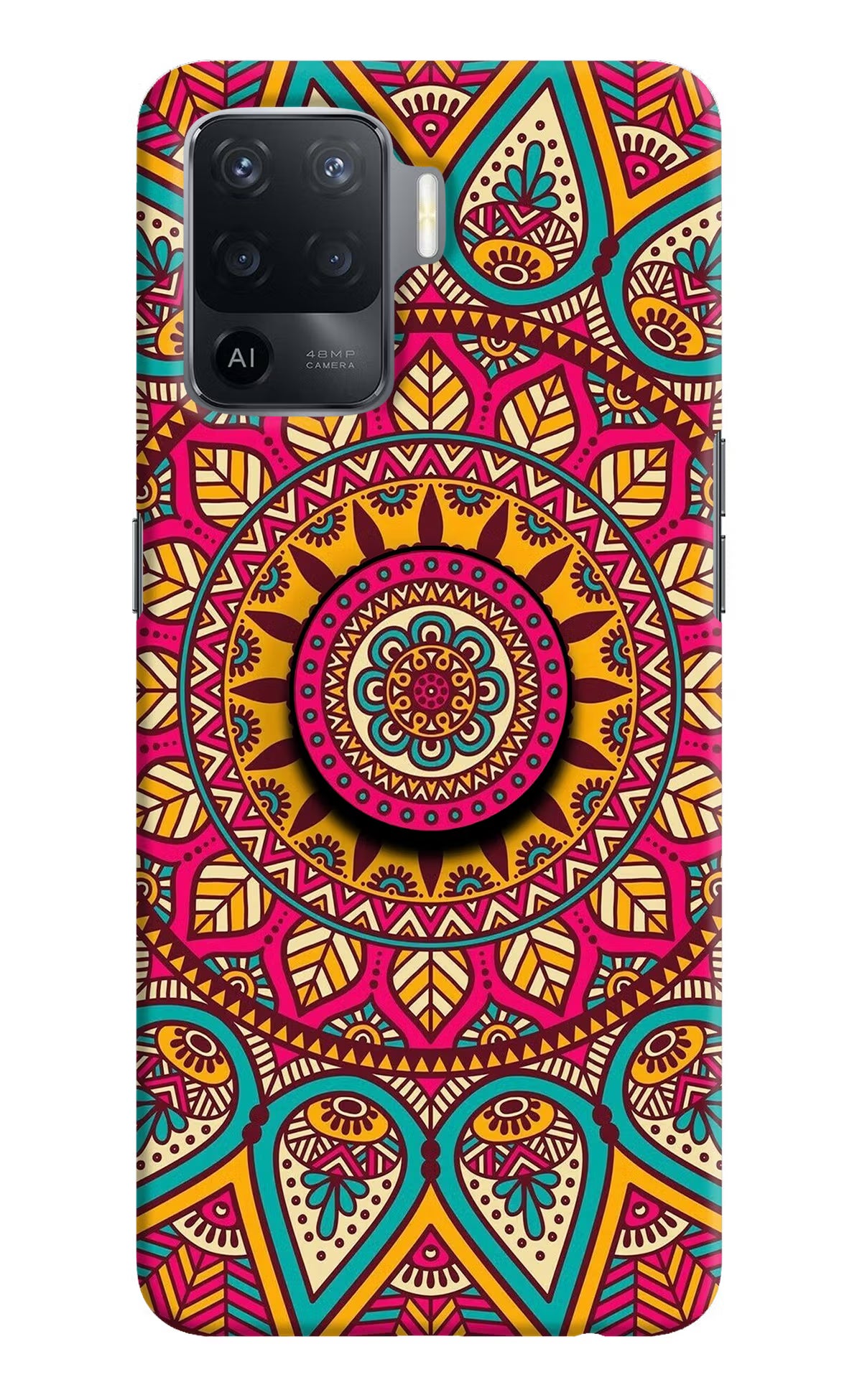 Mandala Oppo F19 Pro Pop Case by Casekaro