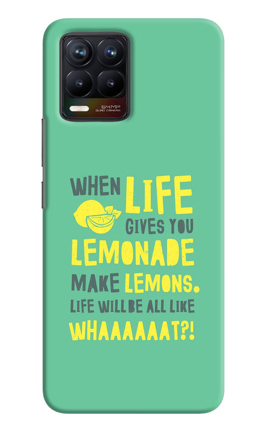 Quote Realme 8/8 Pro (not 5G) Hard Case Back Cover by Casekaro
