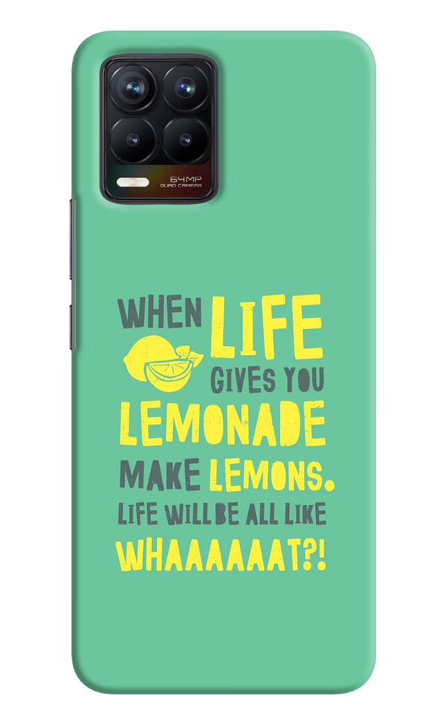 Quote Realme 8/8 Pro (not 5G) Hard Case Back Cover by Casekaro